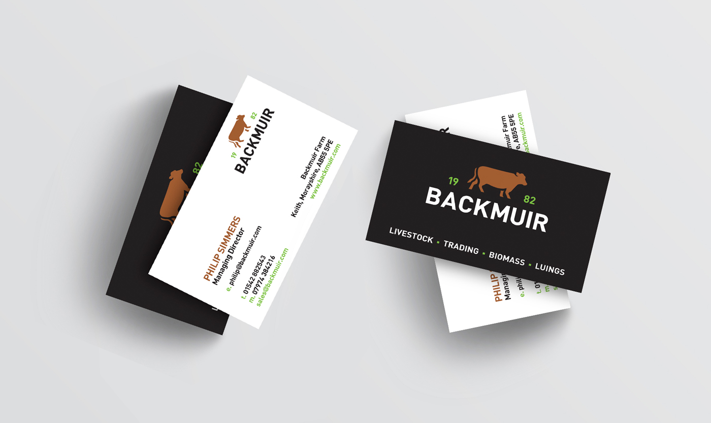 Backmuir Business Cards