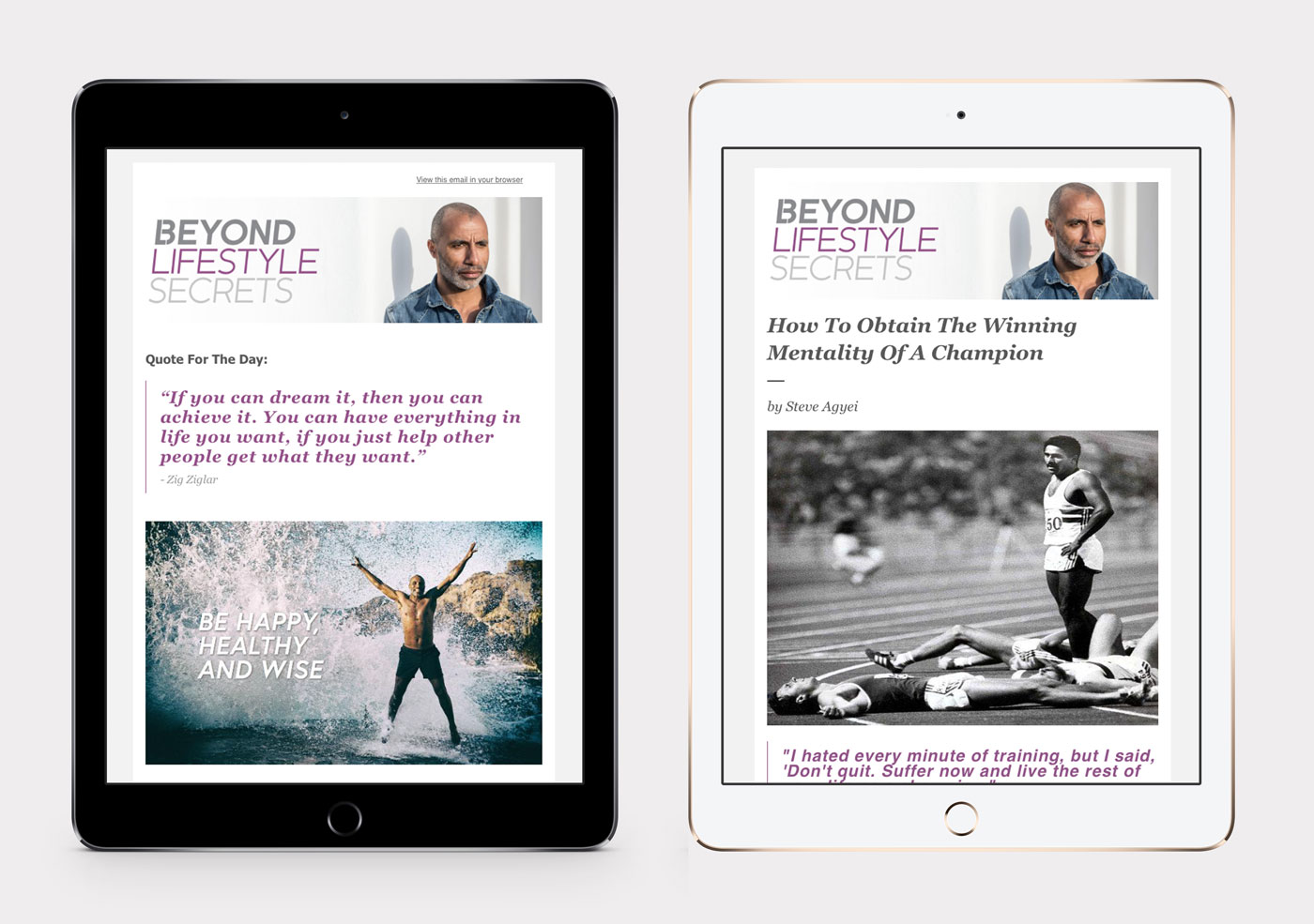 Beyond Lifestyle Secrets e-Newsletters