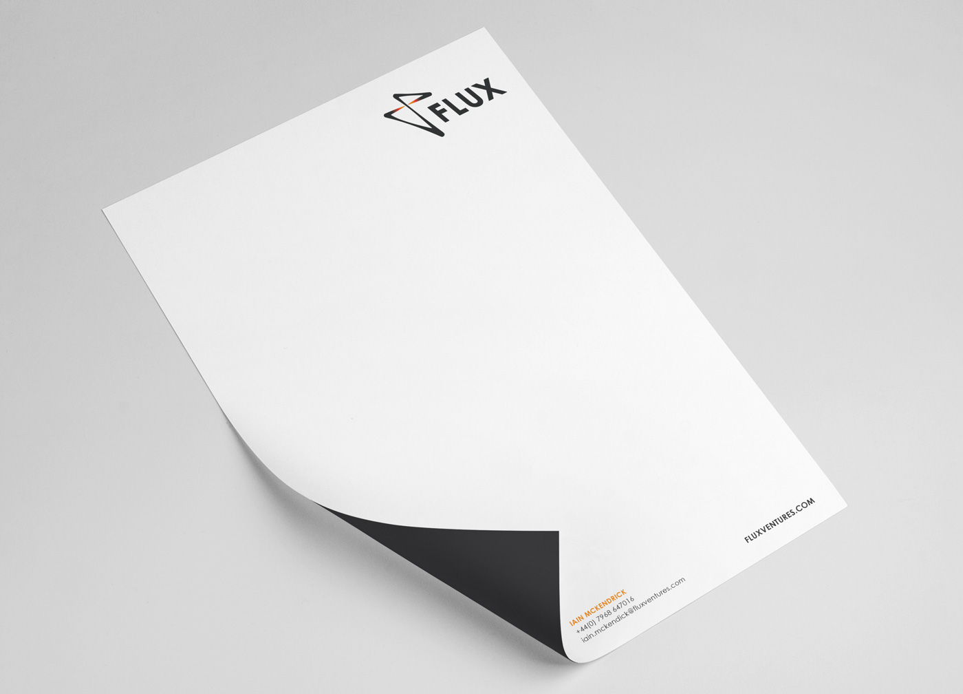 Flux Ventures Letterhead