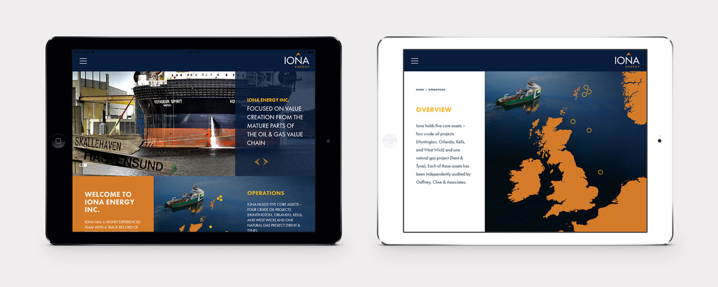 Responsive Website on iPad