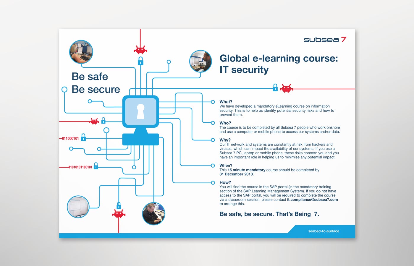 IT Department Poster - Security Branding Project